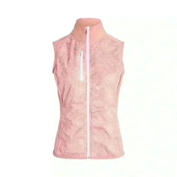 RLX Golf Ralph Lauren Women's M Printed Terry Sleeveless Full-Zip Vest NWT $178 - Picture 2 of 6